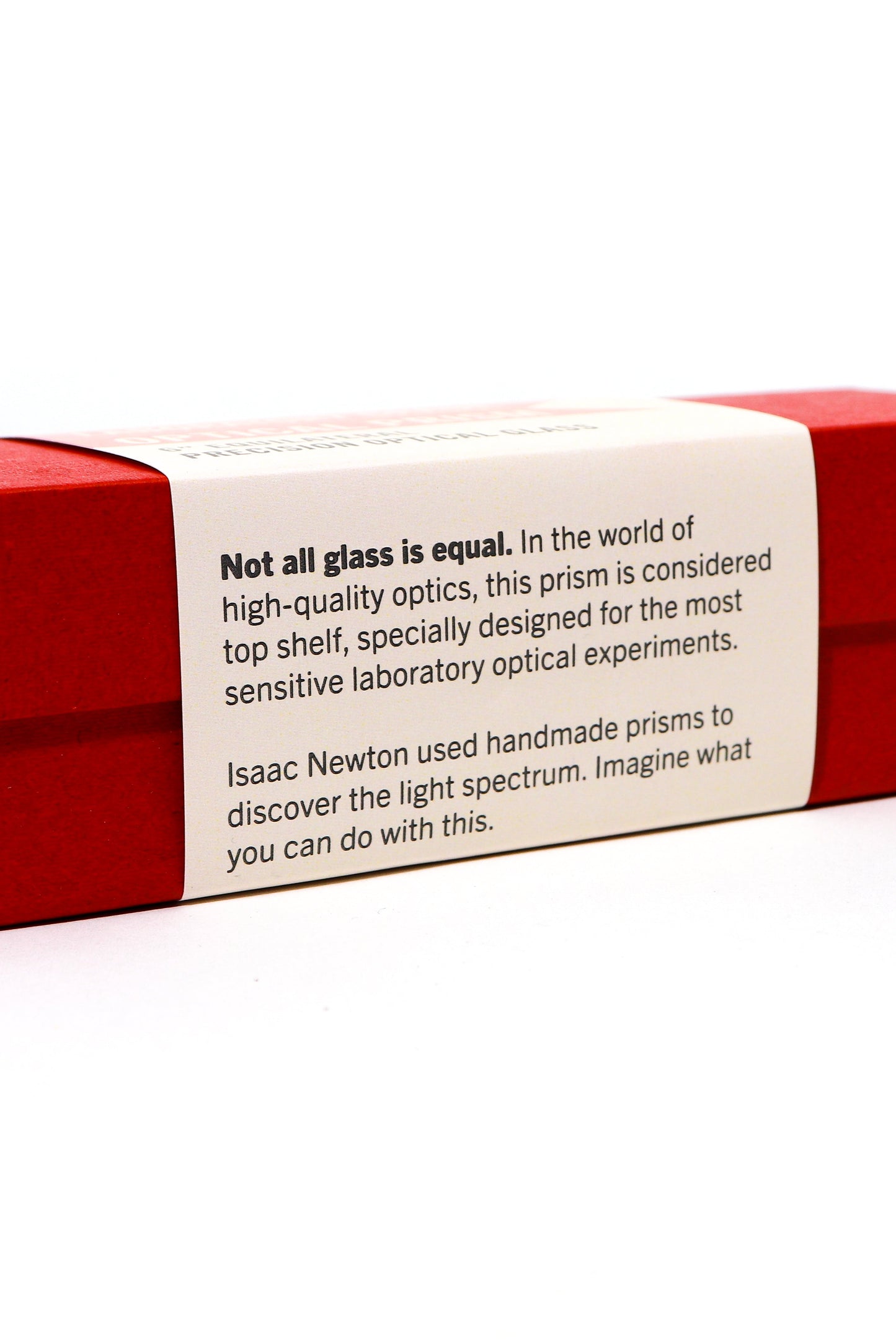Ultra-High Clarity Glass Prism