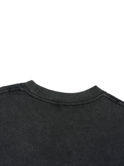 crop,fringe,summer,cyber,chill,crop top,black,t shirt,shirt