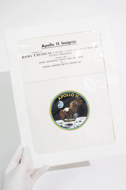 NASA Apollo 11 Beta Cloth Insignia Production Print