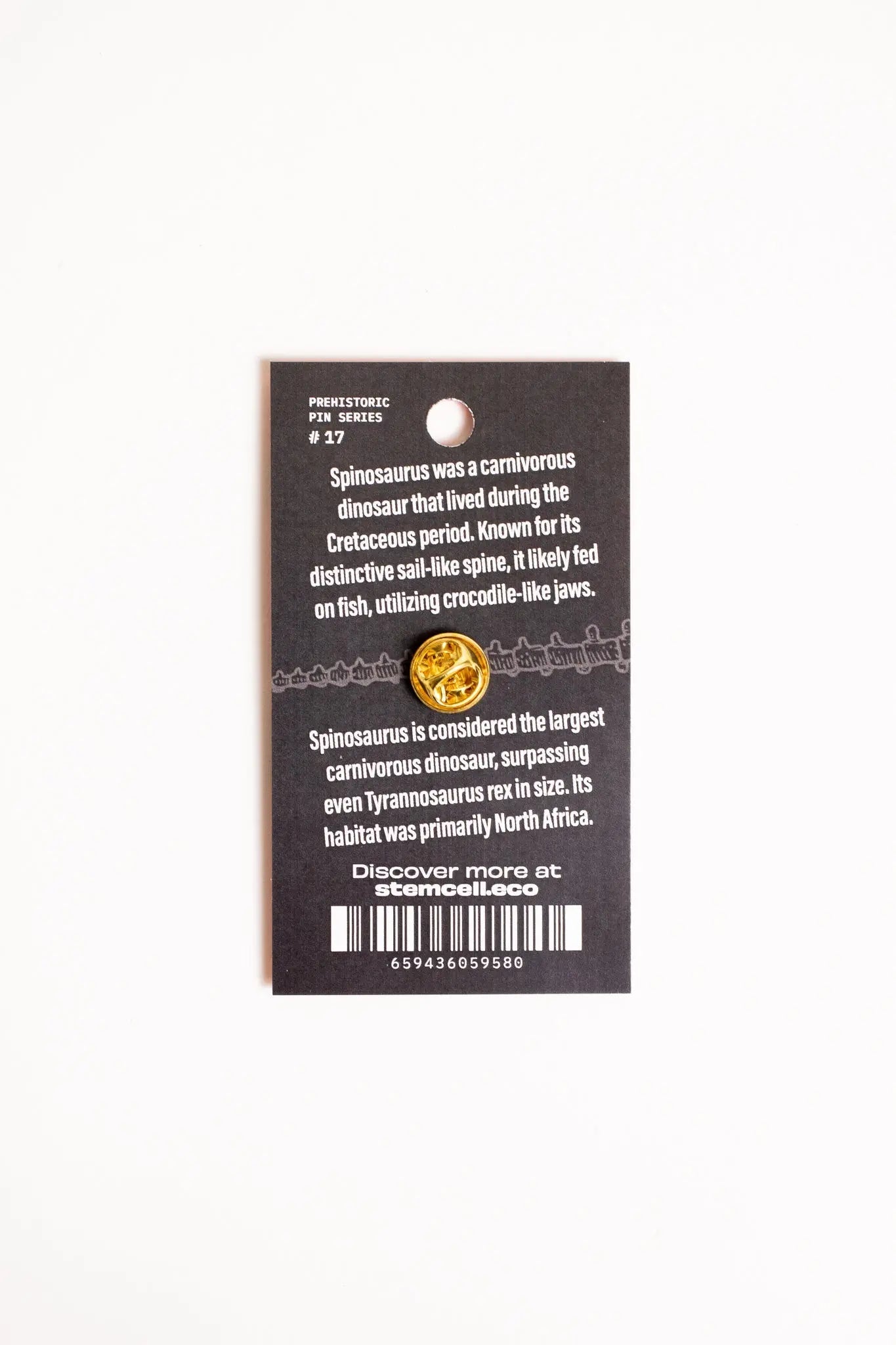 Spinosaurus Enamel Pin (Spinosaurus aegyptiacus)